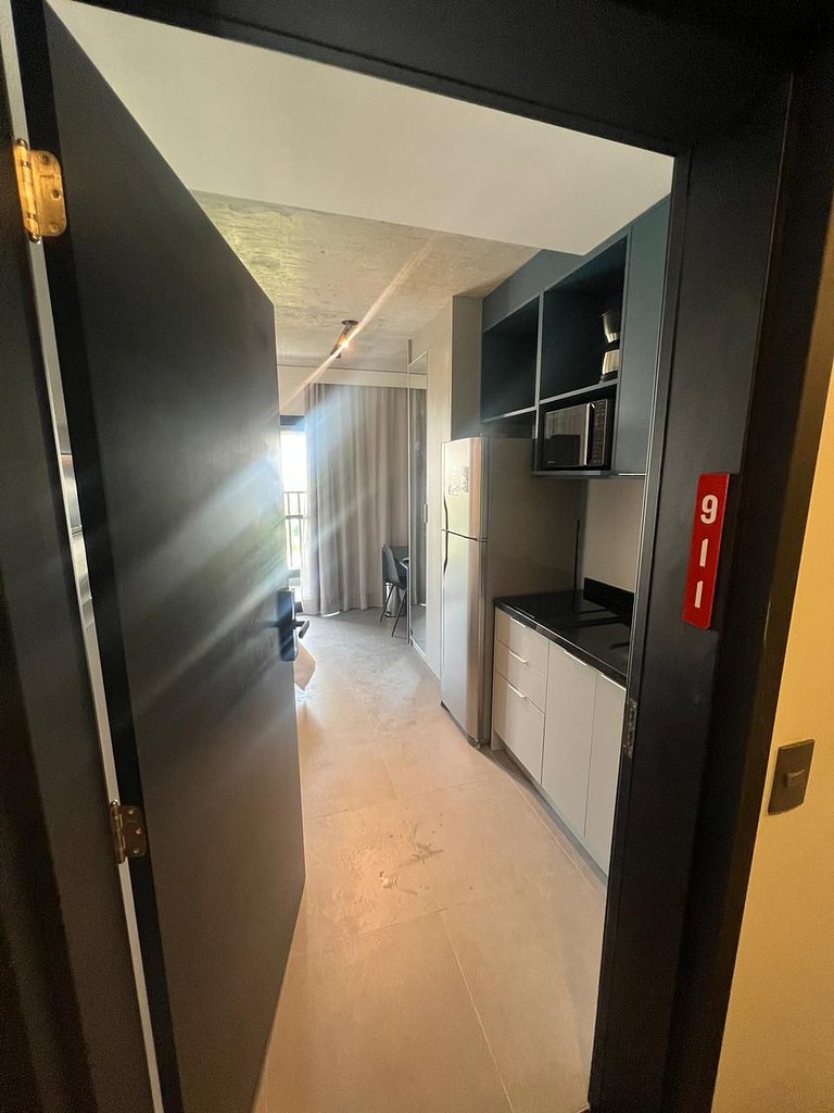 Maravilhoso Studio no Edifício On Flórida Brooklin