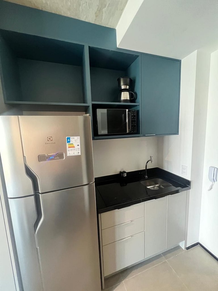 Maravilhoso Studio no Edifício On Flórida Brooklin