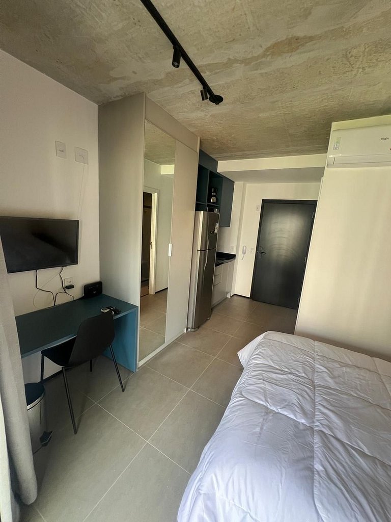 Maravilhoso Studio no Edifício On Flórida Brooklin