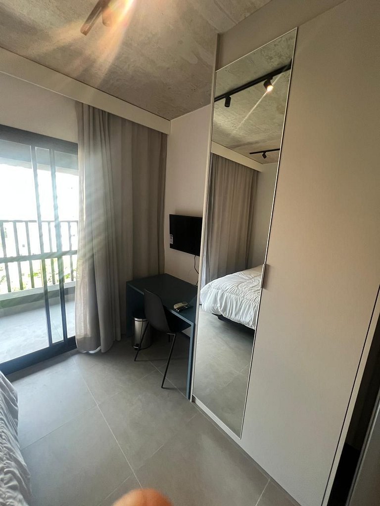 Maravilhoso Studio no Edifício On Flórida Brooklin